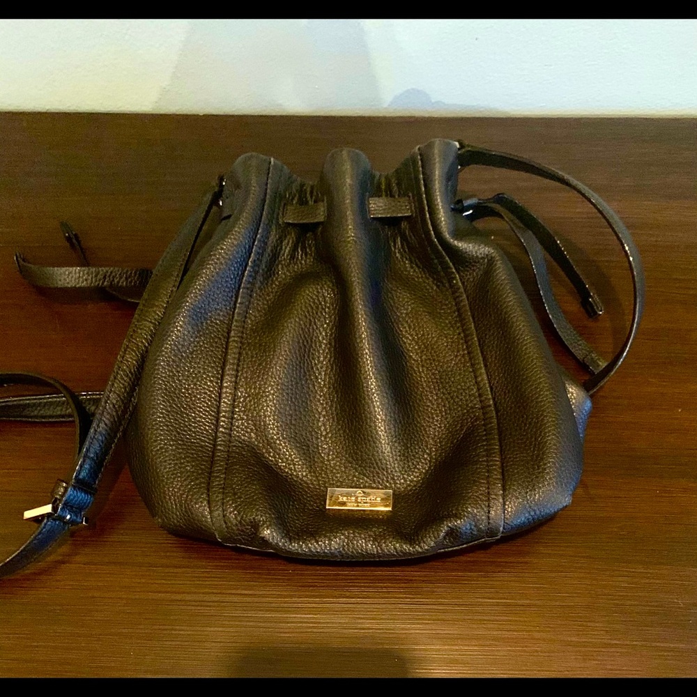 Kate Spade soft leather bucket bag